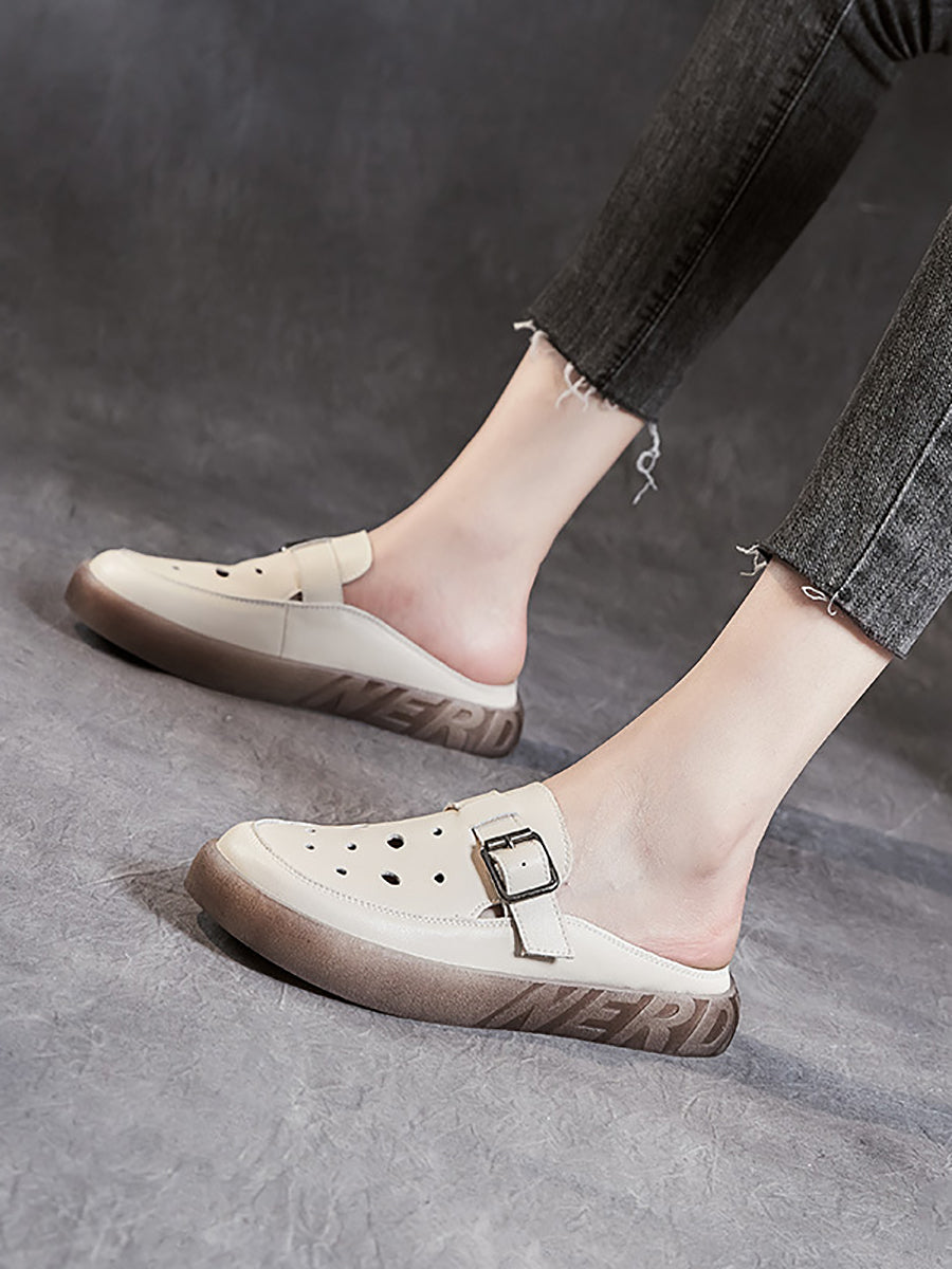 Backless mules Flats til kvinder