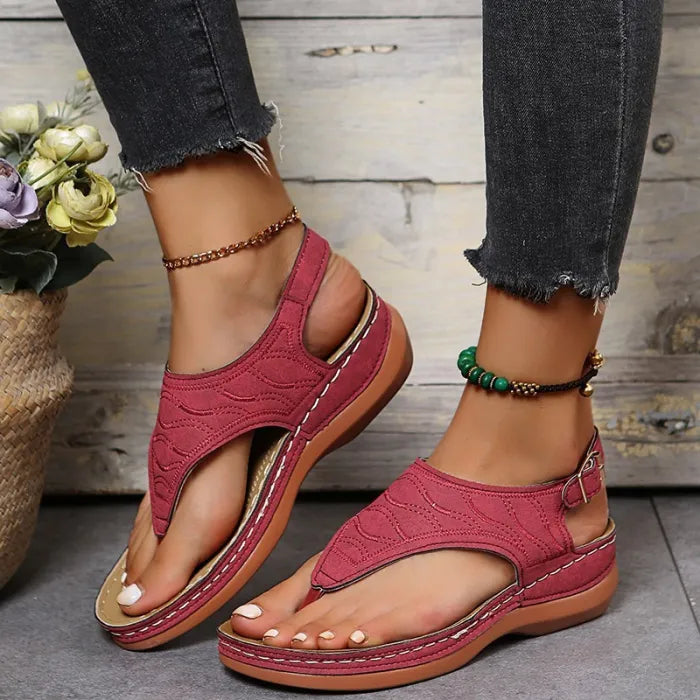 Clip Toe Wedge Sandals til kvinder