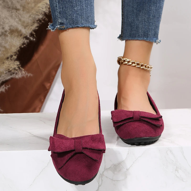 Rund tå Ballet Dressy Flats Slip On