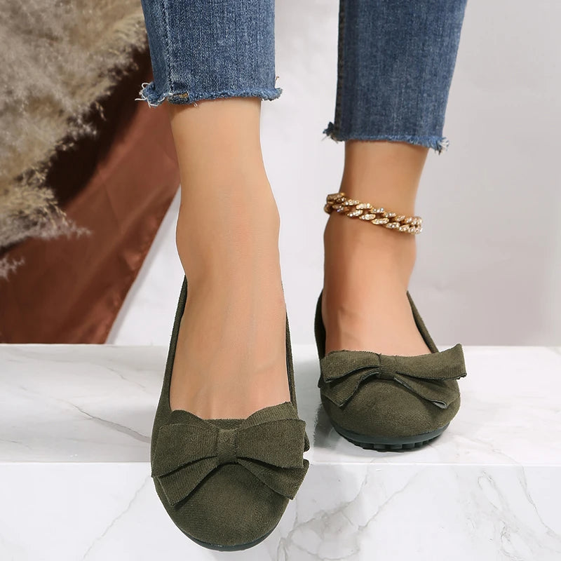 Rund tå Ballet Dressy Flats Slip On