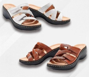 Blød bund Massage Orthopedic Wedge Slide Sandals