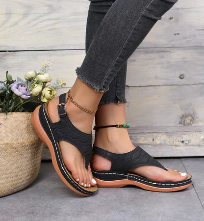 Clip Toe Wedge Sandals til kvinder