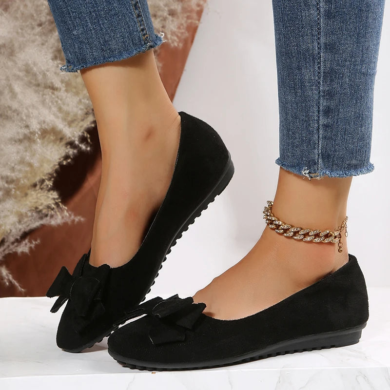 Rund tå Ballet Dressy Flats Slip On