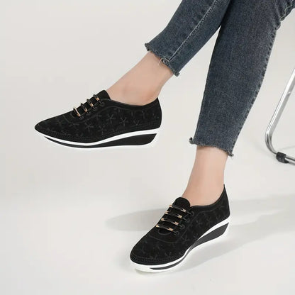 Casual Low Top Wedge ortopædiske sneakers