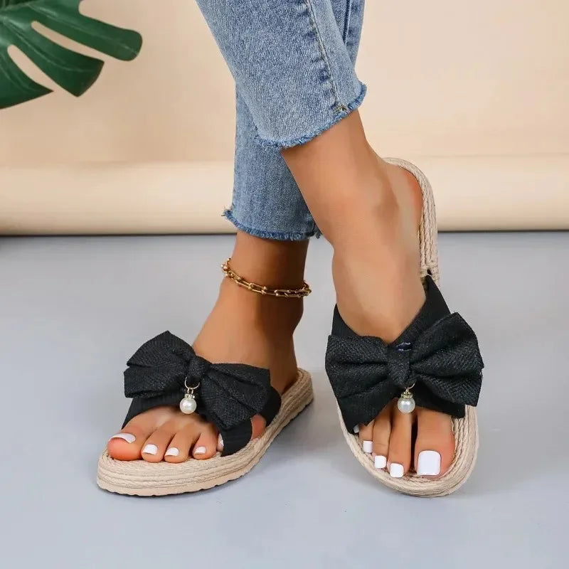 Sommerens nye trend Bow Detail Knot Wedge