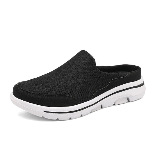 Slip-on Mesh Half Shoes Street Men's Slippers Lightweight Comfortable Sandals