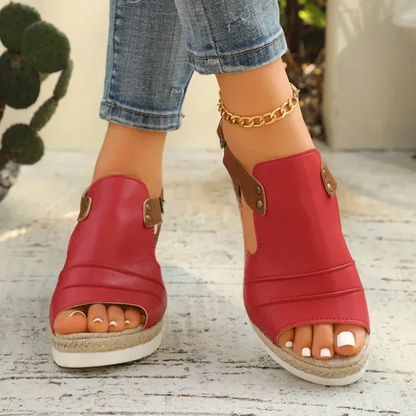 Sandalias de suela gruesa de verano para mujer