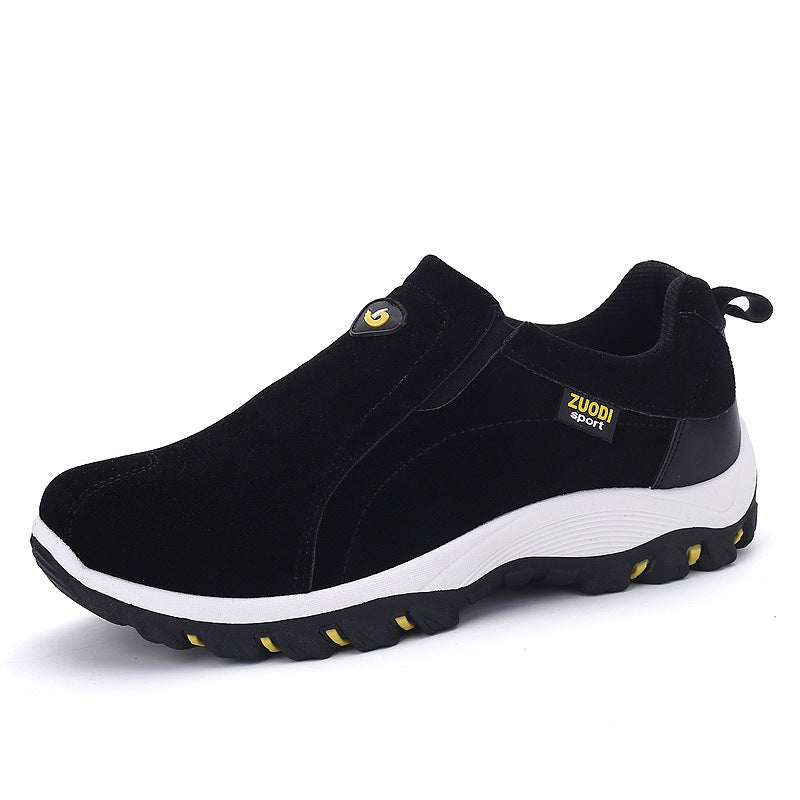 Mænd Flad Slip On Loafers Gummi Sneaker