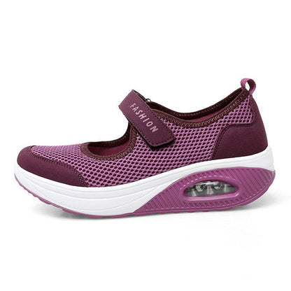 Running Mesh Walking Slip-On Tennis Gym Shoes