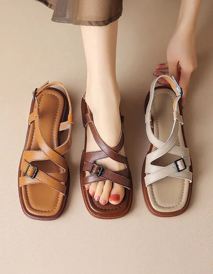 Flade sandaler Slingback