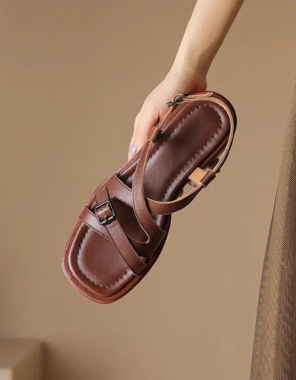 Flade sandaler Slingback