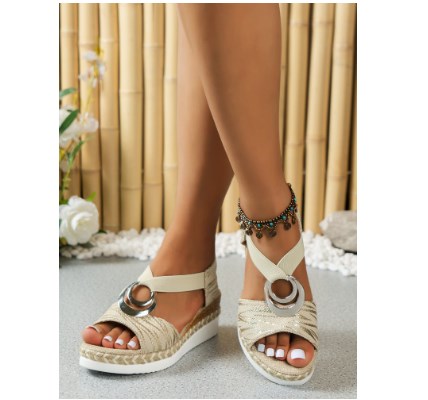 Sommer Rome Wedge Beach Sandals