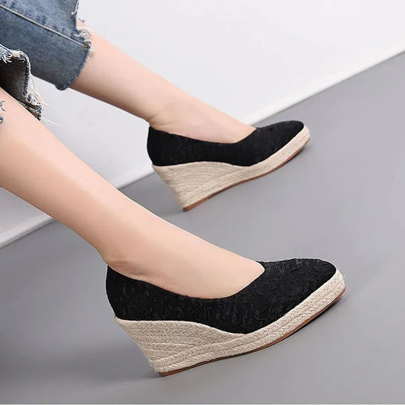 Fashion High Heels Women Wedges Shoes