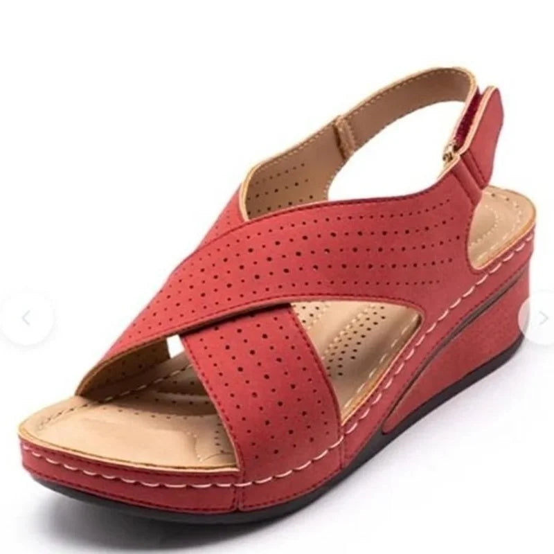 Sommer Hollow Wedges Ladies Casual Sandal