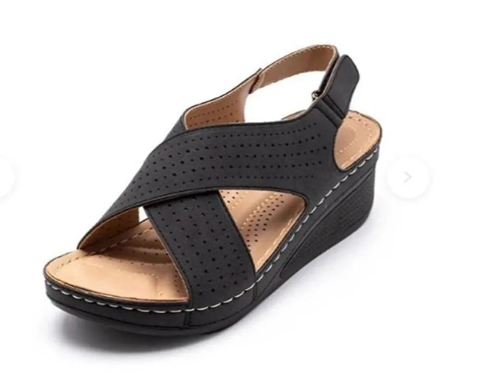 Sommer Hollow Wedges Ladies Casual Sandal