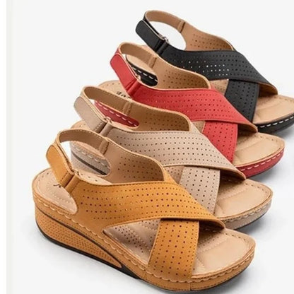 Sommer Hollow Wedges Ladies Casual Sandal