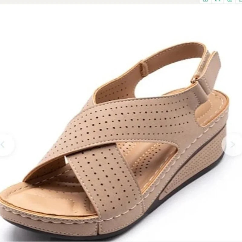 Sommer Hollow Wedges Ladies Casual Sandal