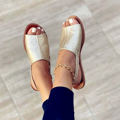 Comfy Platform Flat Sole Sandals