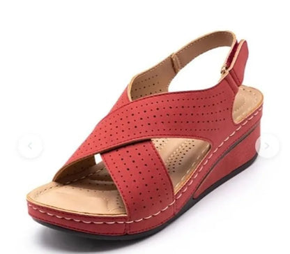 Sommer Hollow Wedges Ladies Casual Sandal