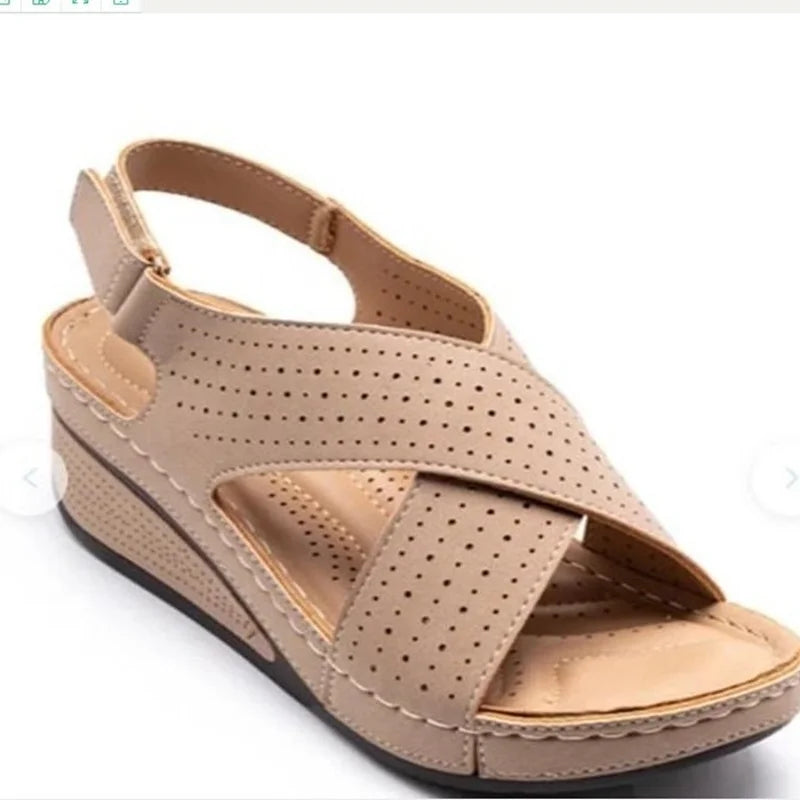 Sommer Hollow Wedges Ladies Casual Sandal