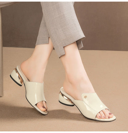 Sommer Peep Toe-sandaler til kvinder