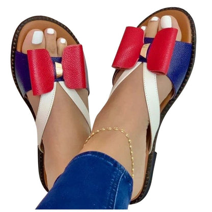 Damesko Butterfly-Knot Slides Flats