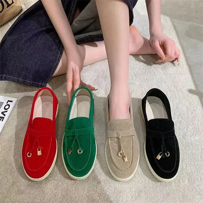 Suede Slip-On Loafers til kvinder