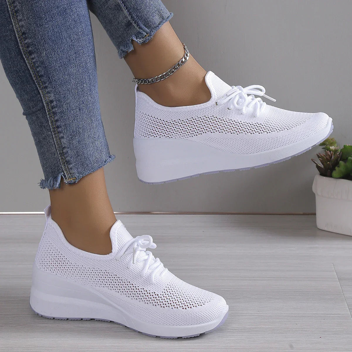 Trendy og lette sneakers