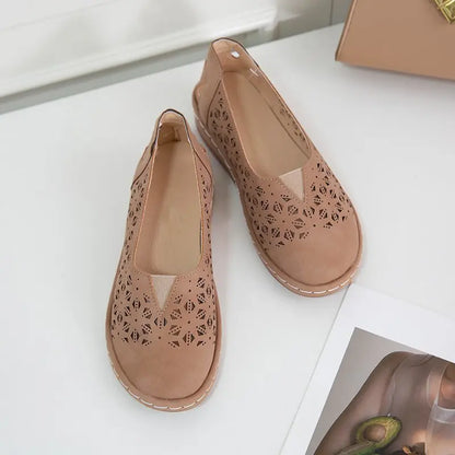 Elegante hule mønstrede slip-on-loafers