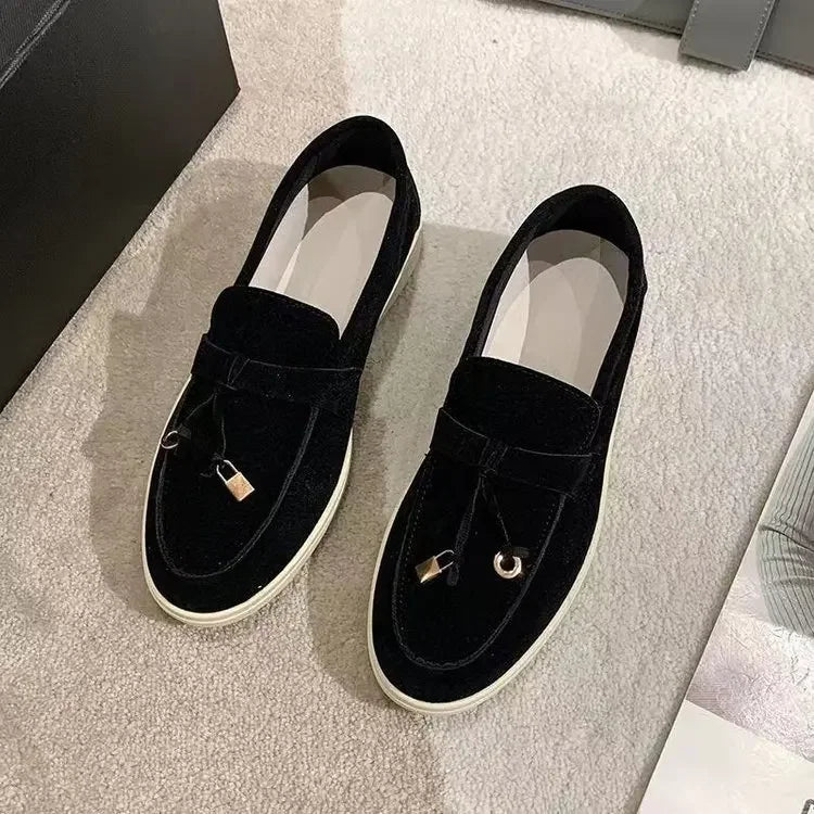 Suede Slip-On Loafers til kvinder