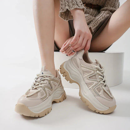 Chunky plateau-sneakers