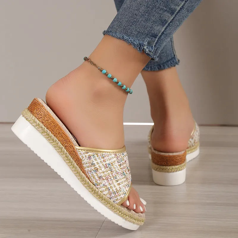 Sandalias de plataforma para mujer