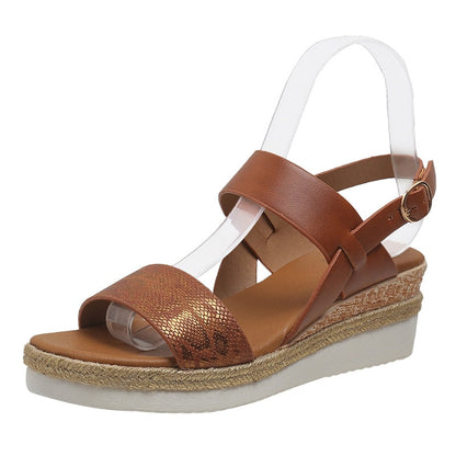 Wedge Comfort Platform-sandaler til kvinder