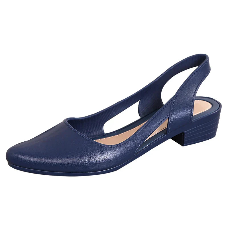 Stilfulde slip-on-sandaler