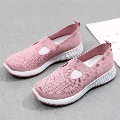 Slip-on-loafers i mesh til kvinder