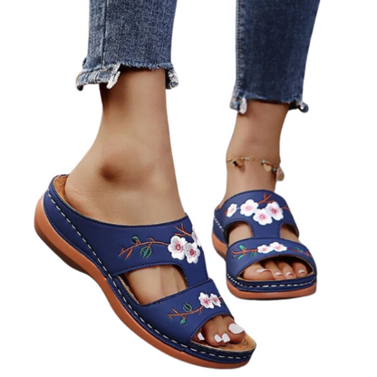 Lichtgewicht sandalen met bloemen voor dames