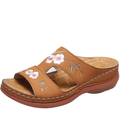 Lichtgewicht sandalen met bloemen voor dames