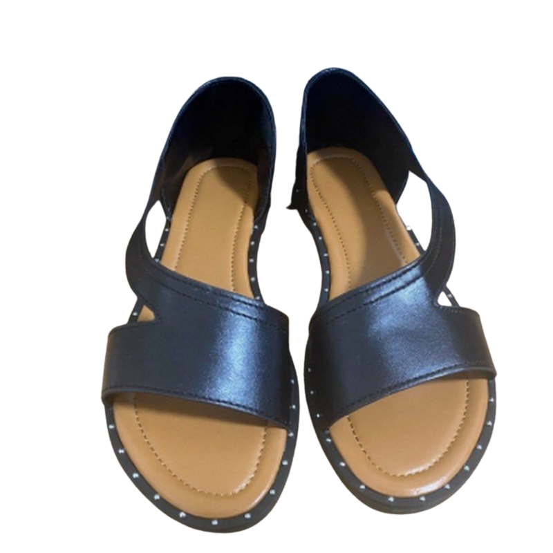 Casual flade slingback-sandaler sko