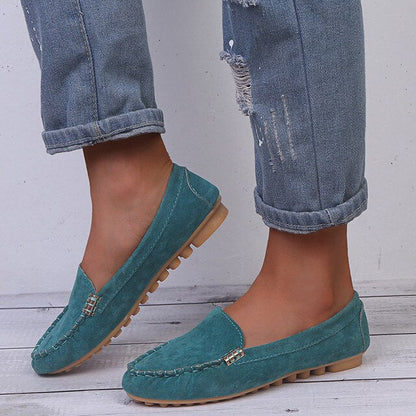 Damesko Denim Flats Jeans Sko