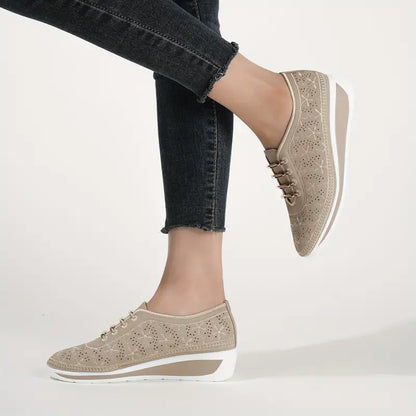 Casual Low Top Wedge ortopædiske sneakers