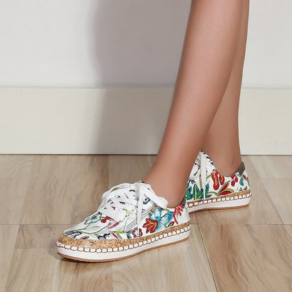 Behagelige blomstrede sneakers