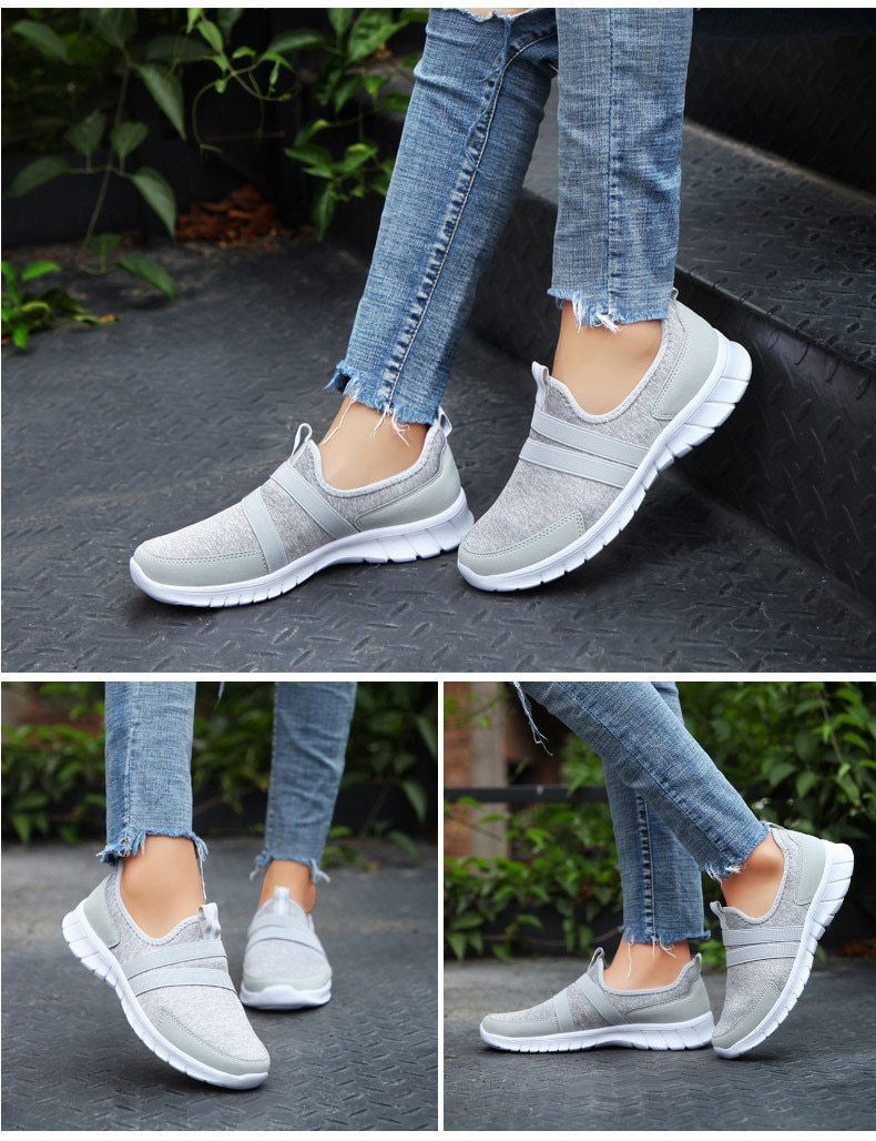 Mesh Slip On Sneakers til kvinder