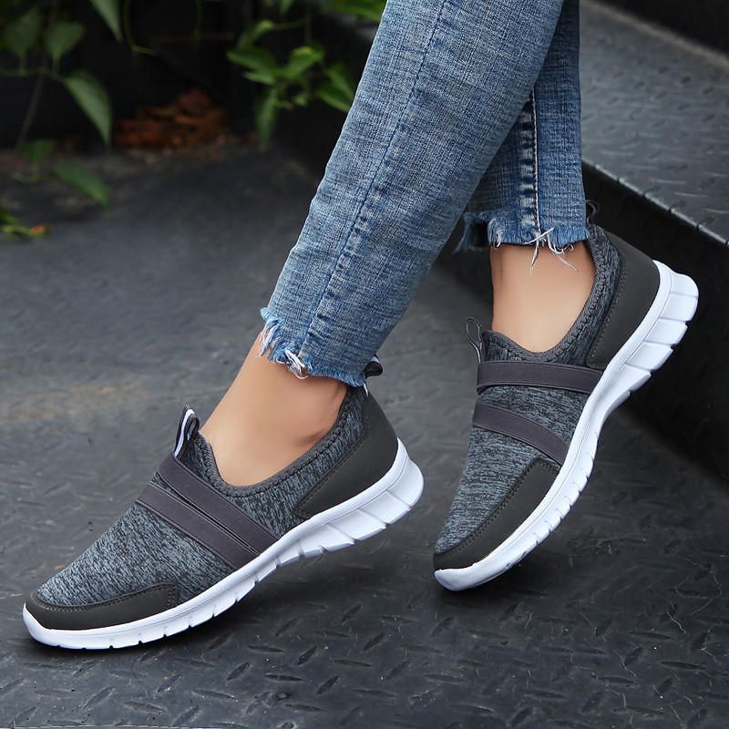 Mesh Slip On Sneakers til kvinder