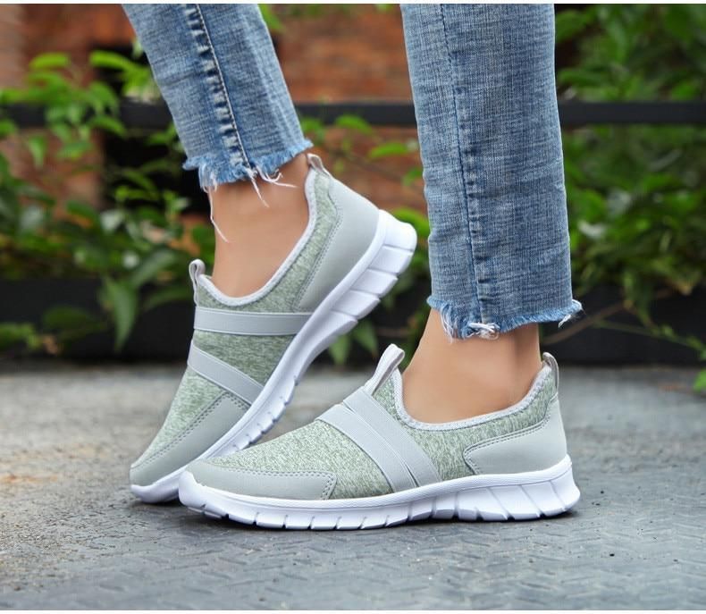 Mesh Slip On Sneakers til kvinder