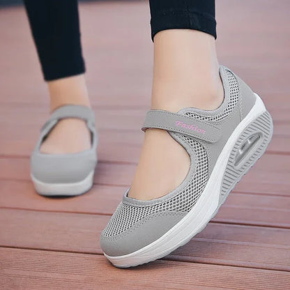 Running Mesh Walking Slip-On Tennis Gym Shoes