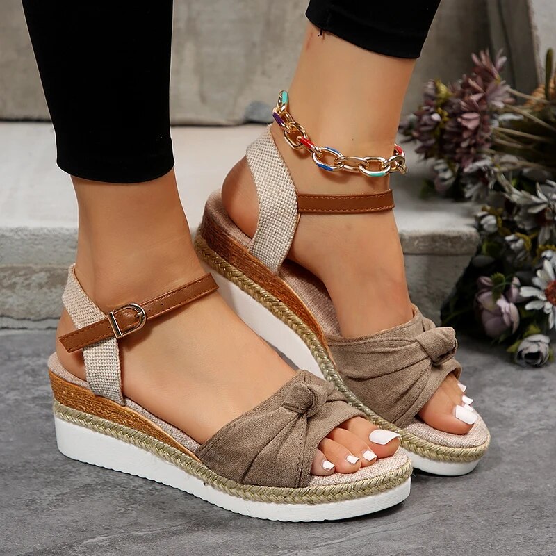 Sommer Slip On Espadrilles Sandaler