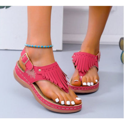 Fashion Fringe Wedges Sandaler