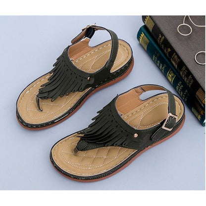 Fashion Fringe Wedges Sandaler