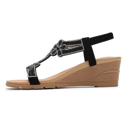 Casual Boheems Strand Bergkristal Platform