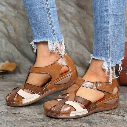 Sommer Ankle Strap Wedge Comfort Walking Shoes